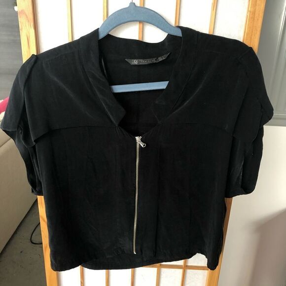 Zara black blouse🌿 - Picture 1 of 7